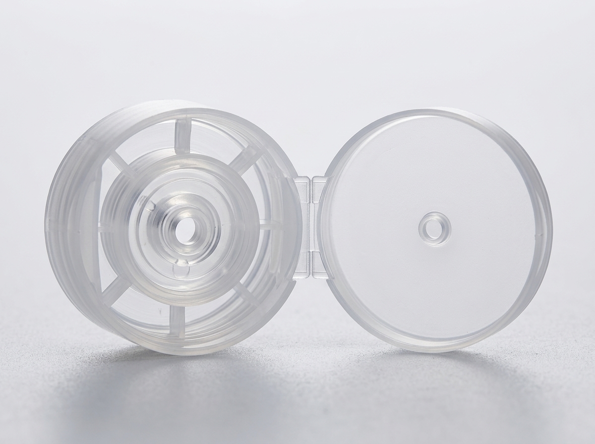Injection mold for unfold plastic cap