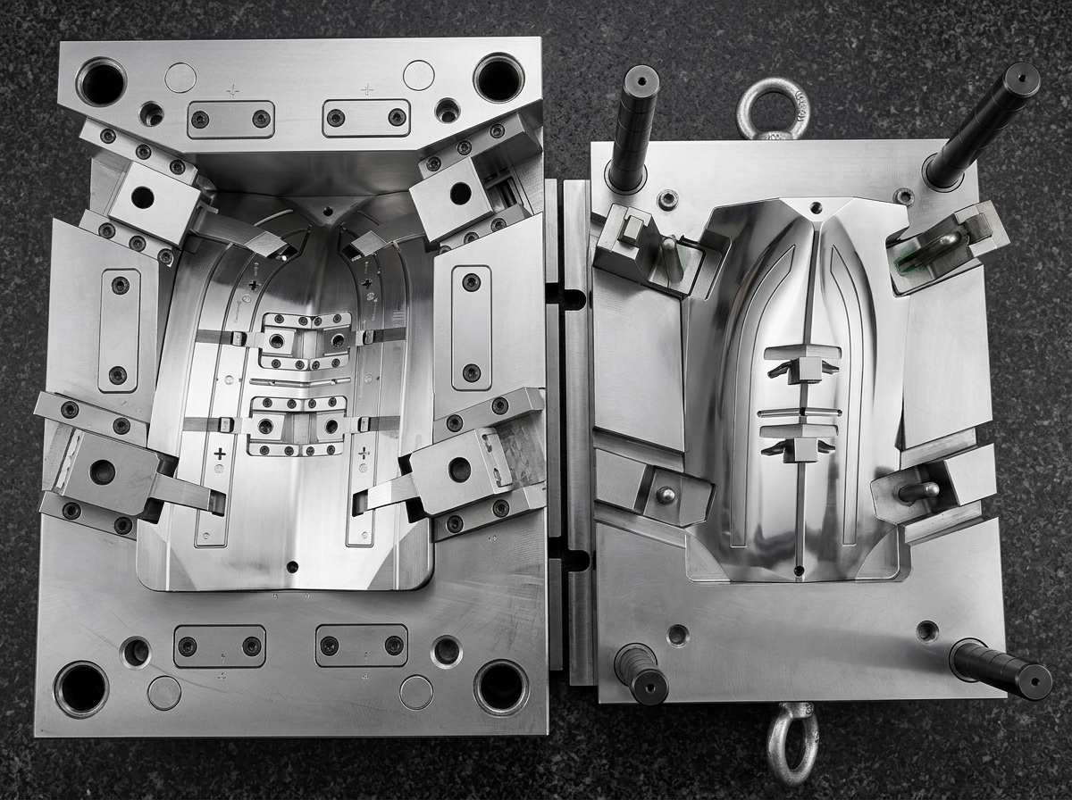 Injection mold for power tools parts