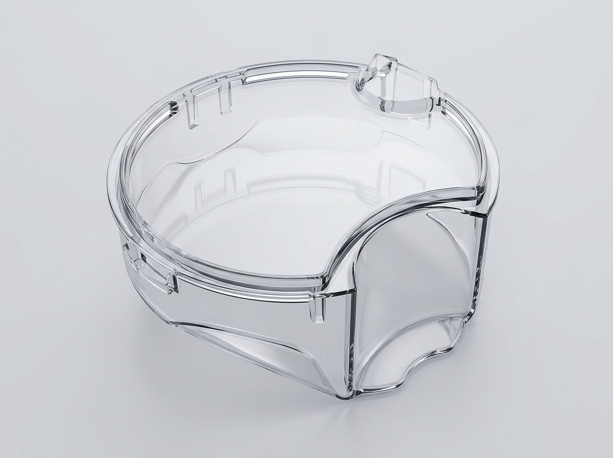 Clear home appliance parts
