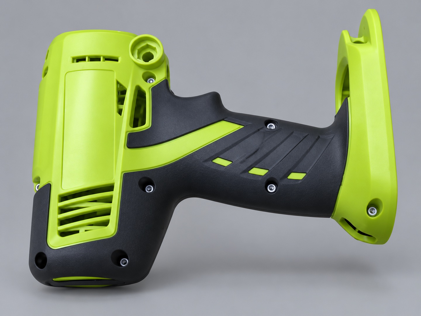 Double injection mold for power tool parts