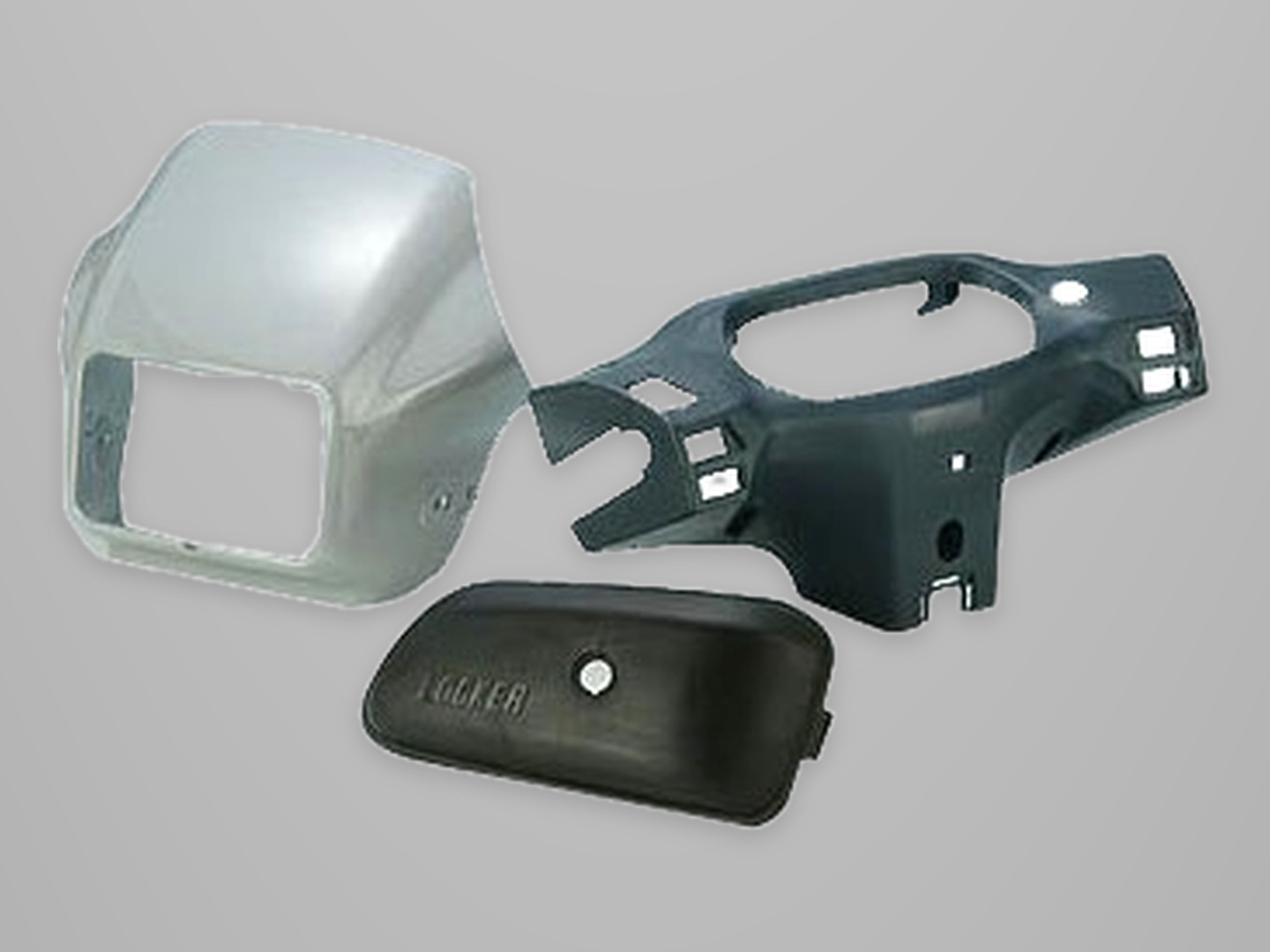 Motorcycle plastic components