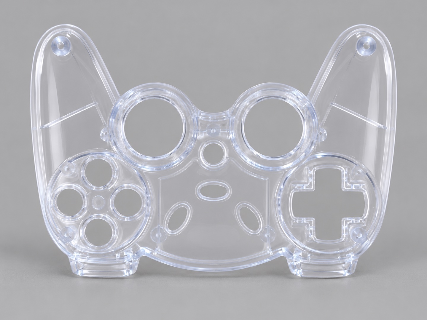 Clear plastic parts for game station