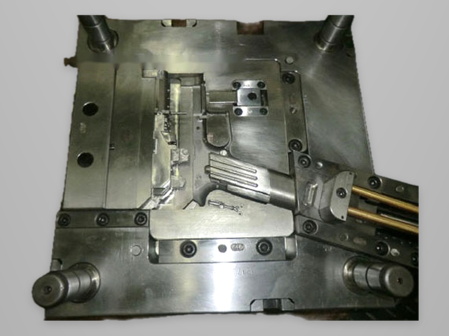 Complicated structure injection mold for electronic plastic parts