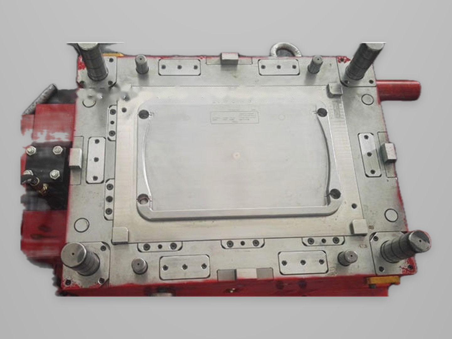 Reverse mold for plastic panel