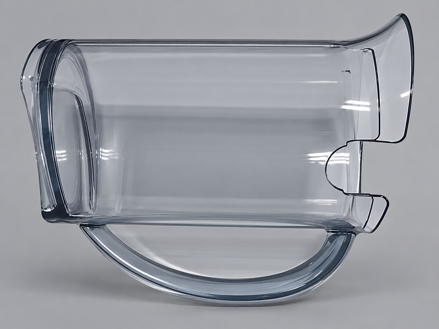 Clear plastic parts for home appliance